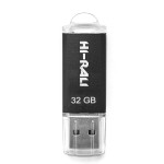 Накопичувач USB 32GB Hi-Rali Rocket серiя чорний