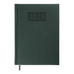 Ежедневник датированный 2025 GENTLE, A5, зеленый, иск. кожа/поролон