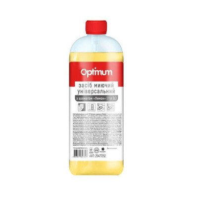 PRO Средство моющее универсальное Лимон OPTIMUM, 1л (16шт/ящ)