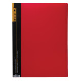 папка з файлами, А4, 60ф, PP 800мкн, черв, 06504, SOZ