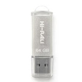 Накопичувач USB 64GB Hi-Rali Rocket серiя срібло