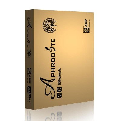 Бумага APHRODITE 80г/м2 gold А4 500 л. Белизна CIE 169%