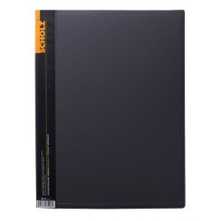 папка з файлами,А4, 10ф, PP 600мкн, сір., 06500, SOZ