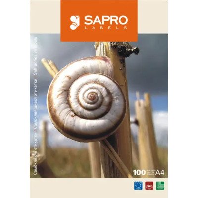 Бумага самокл. S2004  Sapro 210*297мм (1) 100 л.