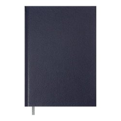 Книга записна OPTIMAL, А5, 64 арк., клітинка, темно-синя, бум вініл