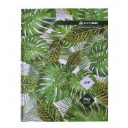 /Книга обліку "FLORISTICA" 192 арк.кліт.оф.(тв. лам. обл), А4, зелений