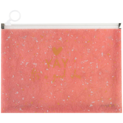 Папка на молнии zip-lock, А4+, Shade Coral