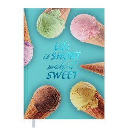 Ежедневник недатиров. SWEET, A5, мятный
