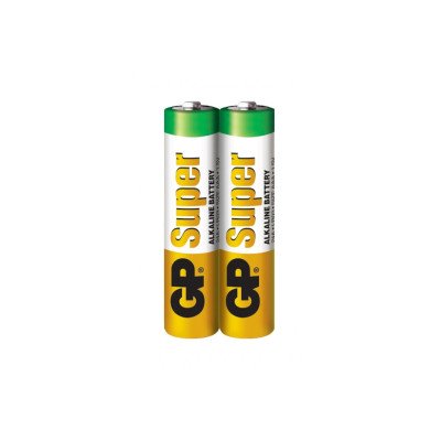 Батарейка  2шт/уп GP SUPER ALKALINE, 24A-S2, щелочная LR03, AAA