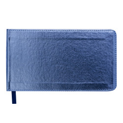 Еженедельник карманный датированный 2019 METALLIC, 136 л, синий