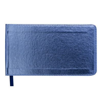 Еженедельник карманный датированный 2019 METALLIC, 136 л, синий