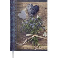 Щоденник недатований ROMANTIC, A5, 288 стр. темно-синій