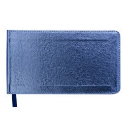 Еженедельник карманный датированный 2019 METALLIC, 136 л, синий