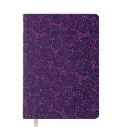 Ежедневник датированный 2019 FLEUR, A5, 336 л, вишневый