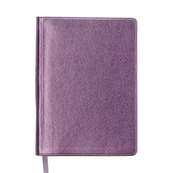 Ежедневник датированный 2019 METALLIC, A5, 336 л, розовый