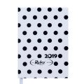 Ежедневник датированный 2019 RELAX, A6, 336 л, белый