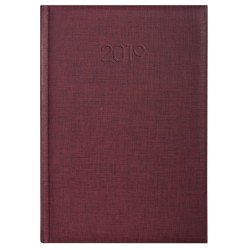 Ежедневник датированный 2019 Economix, BASIC, бордо, А5
