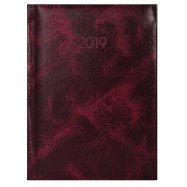 Ежедневник датированный 2019, Economix, PRIME, бордо, А5