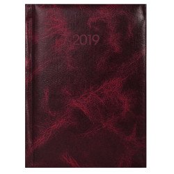 Ежедневник датированный 2019, Economix, PRIME, бордо, А5