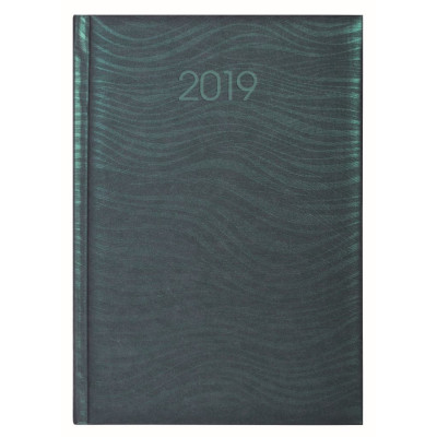 Щоденник датований 2019, SEA, зелений (смарагд), А5