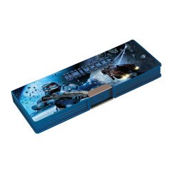 Пенал пластиковый на магните, 2 отделения, "Universe", 7010