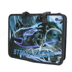 S19055 Сумка с ручками "Street racing" 26*32*9см увеличенная