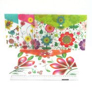 IMG_4179 Папка - конверт с кнопкой "Flowers" 18S A4, mix