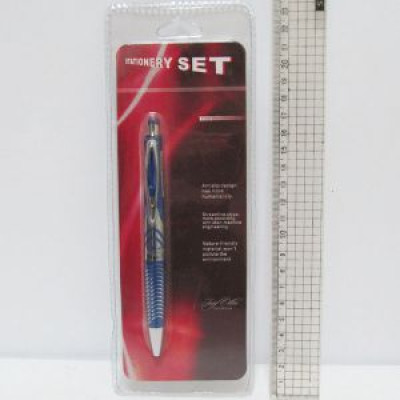 B-112(0.7MM) ручка мет шар J.O Premium син металлик