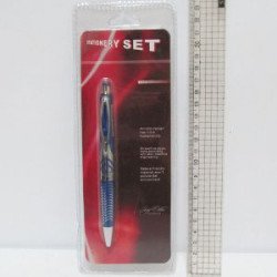 B-112(0.7MM) ручка мет шар J.O Premium син металлик