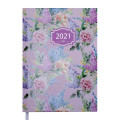 Ежедневник дат. 2021 BLOSSOM, A5, 336 л, зефирный