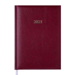 Ежедневник дат.2021 EXPERT, L2U, A5, бордовый