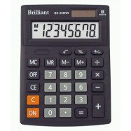 Калькулятор Brilliant BS-208NR 103 x 137 x 31 мм 8-разрядный