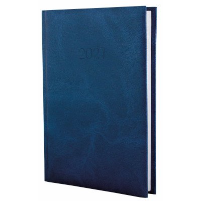 Щоденник датований  Economix, MARBLE, темно-синій А5