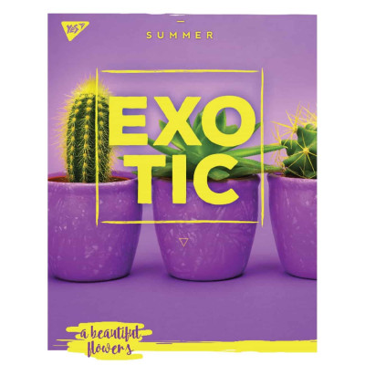 Зошит для записів А4 / 96 кл. YES "SUMMER EXOTIC"