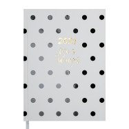 Ежедневник дат. 2021 ELEGANT, A5, 336 стр, белый