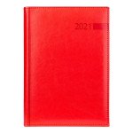 Ежедневник А5 дат. "Persona" 2021, тверд., PU, 352 стр. красный