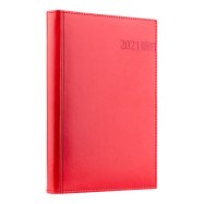 Щоденник А5 дат. "Persona" 2021, тверд., PU, 352 стор., червоний