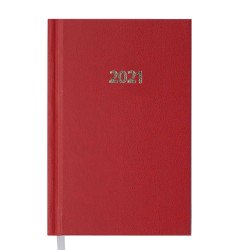 Ежедневник дат.2021 STRONG, L2U, A6, красный, бумвинил