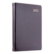 Ежедневник А5 дат. Leo Planner "Aldento", 2021, интегр., 384+2 стр, коричневый Ежедневник А5 дат. Leo Planner "Aldento", 2021, интегр., 384+2 стр, коричневый