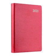 Ежедневник А5 дат. Leo Planner "Aldento", 2021, интегр, 384+2 стр, красный Ежедневник А5 дат. Leo Planner "Aldento", 2021, интегр, 384+2 стр, красный