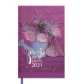Ежедневник дат. 2021 ROMANTIC, A6, 336 стр, розовый