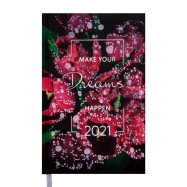 Ежедневник датированный 2022 MAGIC, A6, красный