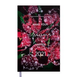 Ежедневник датированный 2022 MAGIC, A6, красный