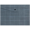 Папка на кнопці, А4+, Tartan Gray