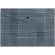 Папка на кнопці, А4+, Tartan Gray