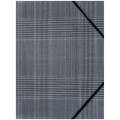Папка на гумках, А4+, Tartan Gray