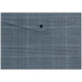 Папка на кнопке, А4+, Tartan Gray
