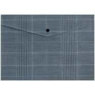 Папка на кнопці, А4+, Tartan Gray