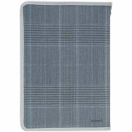 Папка об'ємна на блискавці, А4+, Tartan Gray