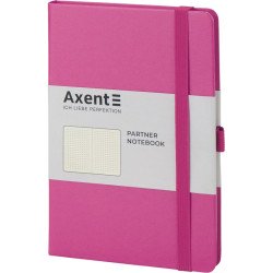 Книга записная Partner, 125*195, 96л, крап, розовая